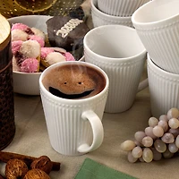 Elama Madeline 12-pc. Porcelain Coffee Mug Set