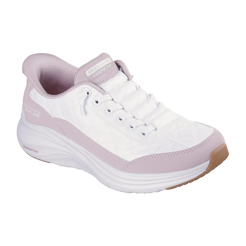 Skechers Hands Free Slip-Ins Contour Foam Cozy Womens Almond Closed Toe Slip-On Shoe