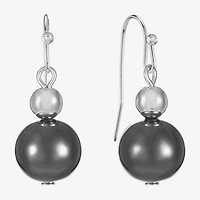 Liz Claiborne Womens Round Drop Earrings