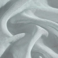 Threadmade Vienna Tie Top Sheer Single Curtain Panel