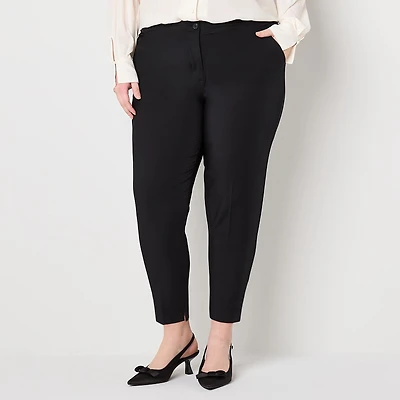 Worthington Plus Womens Ankle Pant
