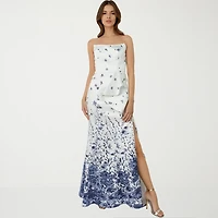 Rene by Ruiz Collection Womens Sleeveless Evening Gown