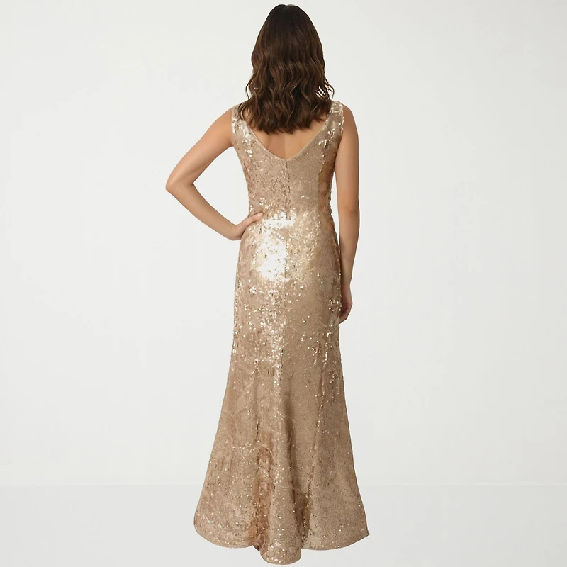 Rene by Ruiz Collection Womens Sleeveless Evening Gown