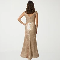 Rene by Ruiz Collection Womens Sleeveless Evening Gown