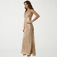 Rene by Ruiz Collection Womens Sleeveless Evening Gown
