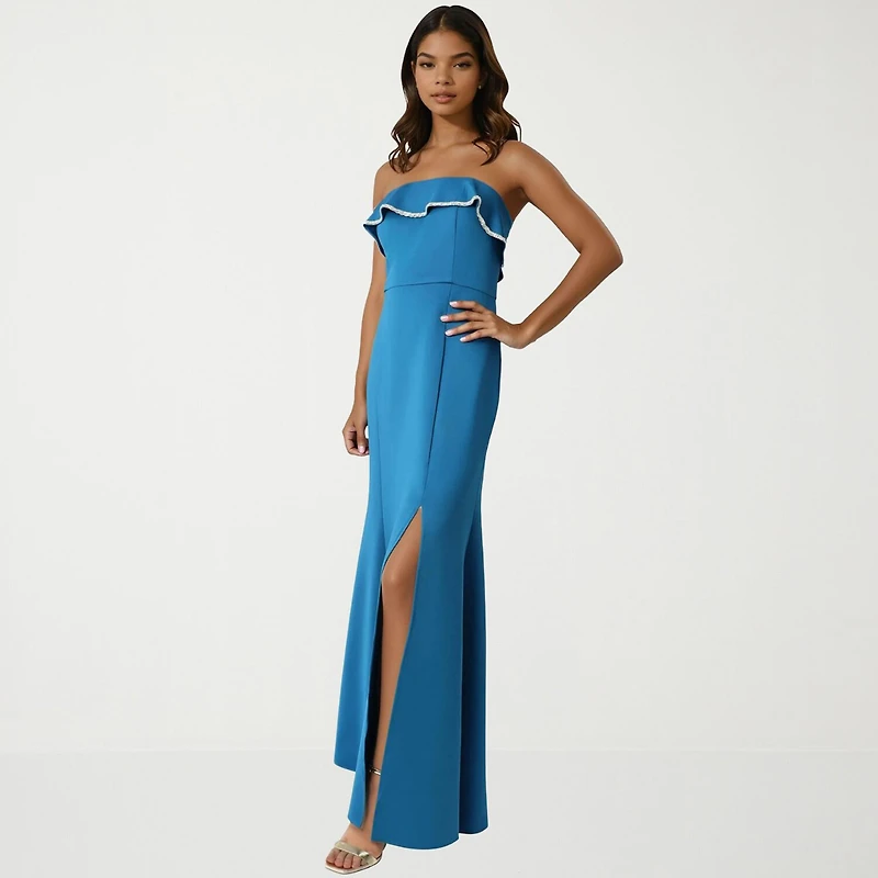 Rene by Ruiz Collection Womens Sleeveless Evening Gown