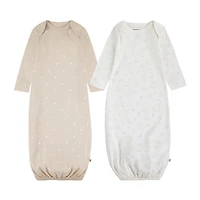 Huggies Baby Boys Crew Neck Long Sleeve 2-pc. Nightgown