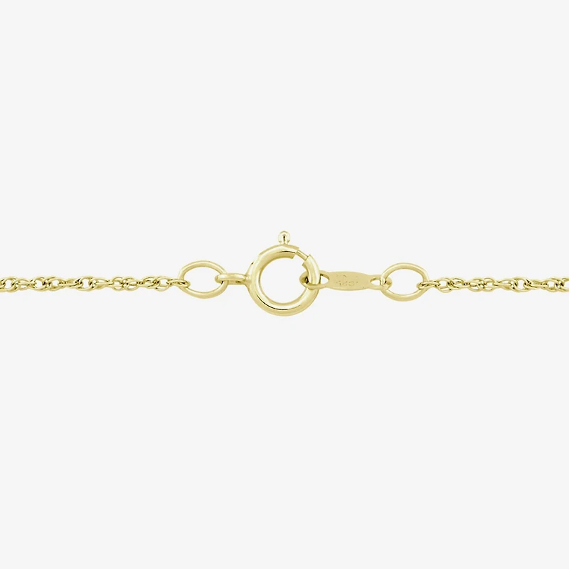 (H-I / Si1) Womens 1/3 CT. T.W. Lab Grown White Diamond 14K Gold Over Silver Heart 18 Inch Pendant Necklace