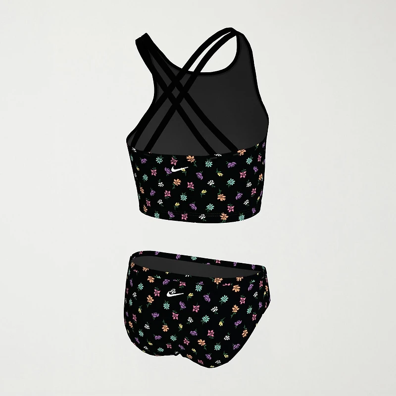 Nike Little & Big Kid Girls Floral 2-pc. Tankini Set