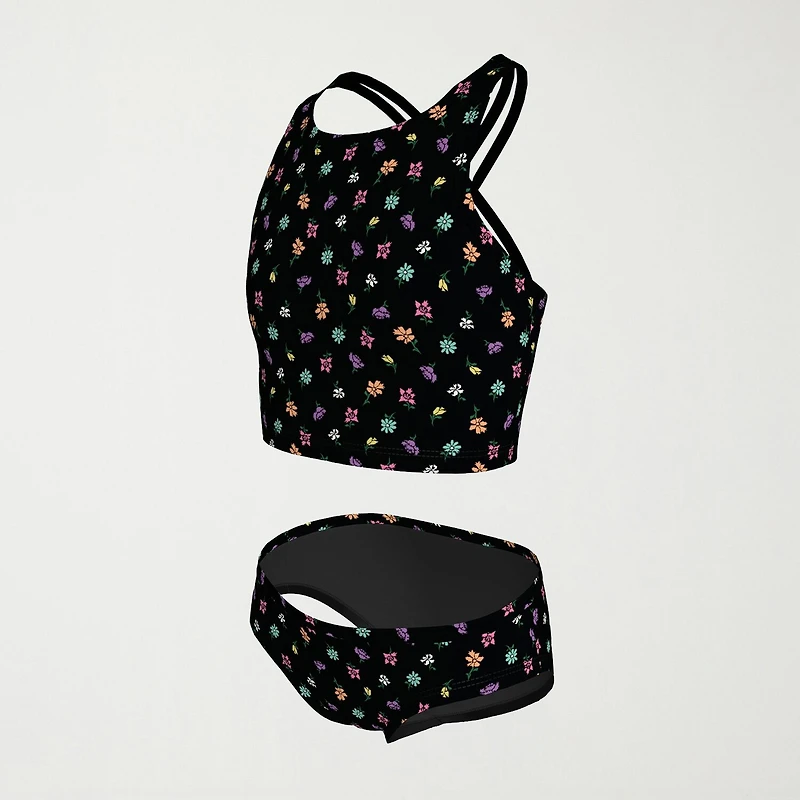 Nike Little & Big Kid Girls Floral 2-pc. Tankini Set