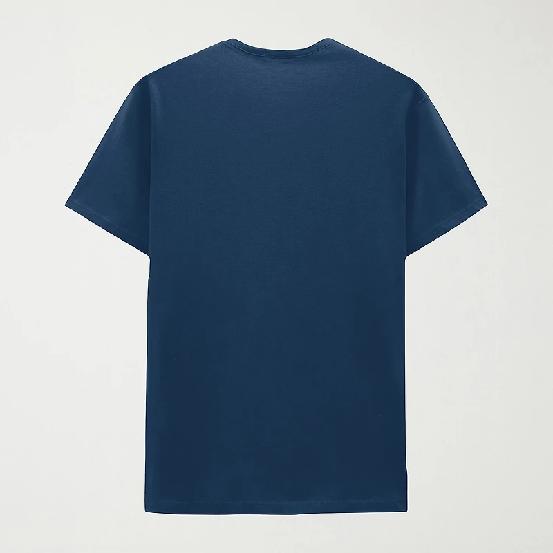Mens Crew Neck Short Sleeve Classic Fit Big and Tall Graphic T-Shirt