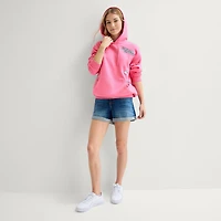Womens Juniors Long Sleeve Hello Kitty Fleece Hoodie