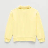 Thereabouts Little & Big Kid Girls Long Sleeve Fleece Casual Quarter-Zip Pullover