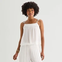 Forever 21 Womens Juniors Straight Neck Sleeveless Camisole