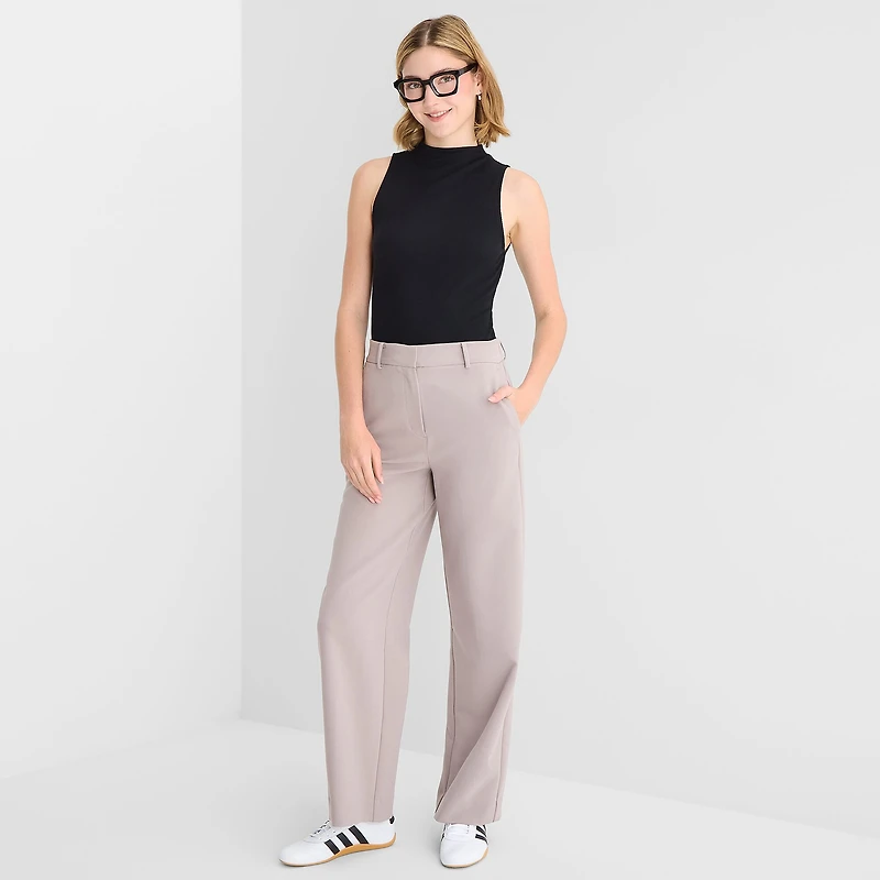 a.n.a Womens Funnel Neck Sleeveless Tank Top