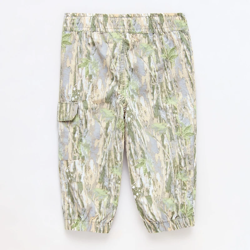 Okie Dokie Baby Boys Mid Rise Cuffed Cargo Pant