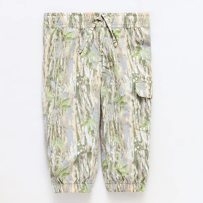 Okie Dokie Baby Boys Mid Rise Cuffed Cargo Pant