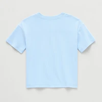 Okie Dokie Toddler & Little Boys V Neck Short Sleeve Regular Fit Graphic T-Shirt