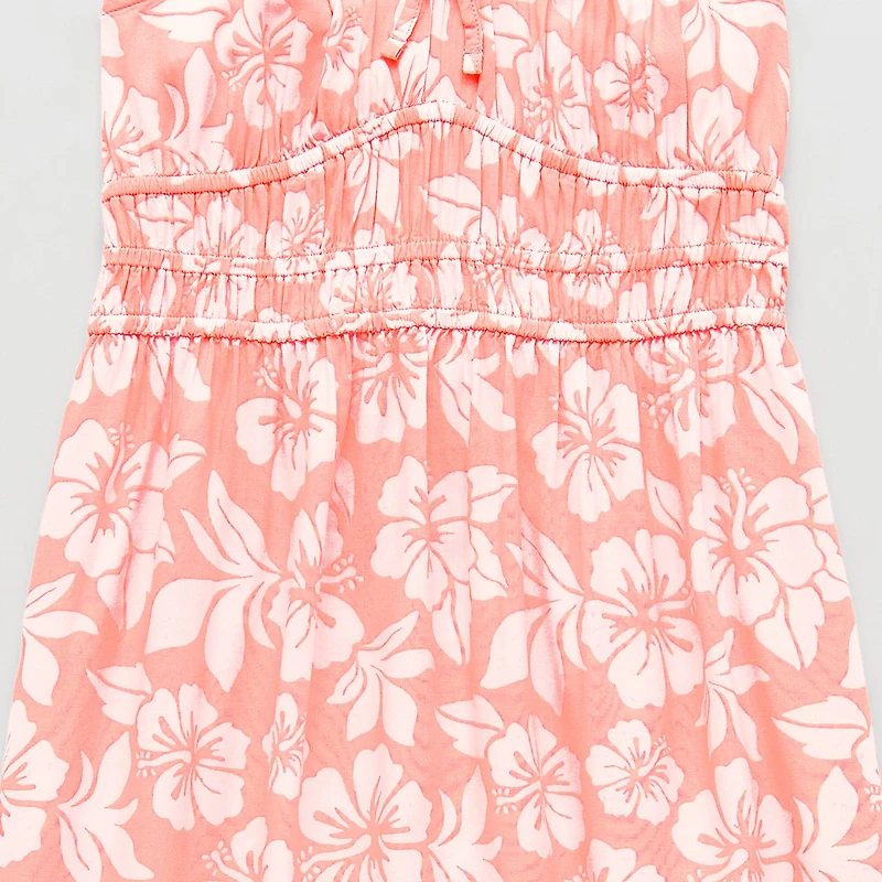 Thereabouts Little & Big Kid Girls Sleeveless Spaghetti Straps A-Line Dress