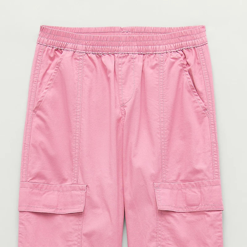 Thereabouts Girls Mid Rise Cuffed Cargo Pant