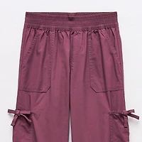 Thereabouts Little & Big Kid Girls Mid Rise Wide Leg Cargo Pant