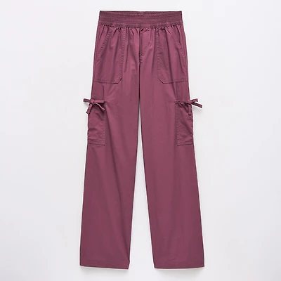 Thereabouts Little & Big Kid Girls Mid Rise Wide Leg Cargo Pant