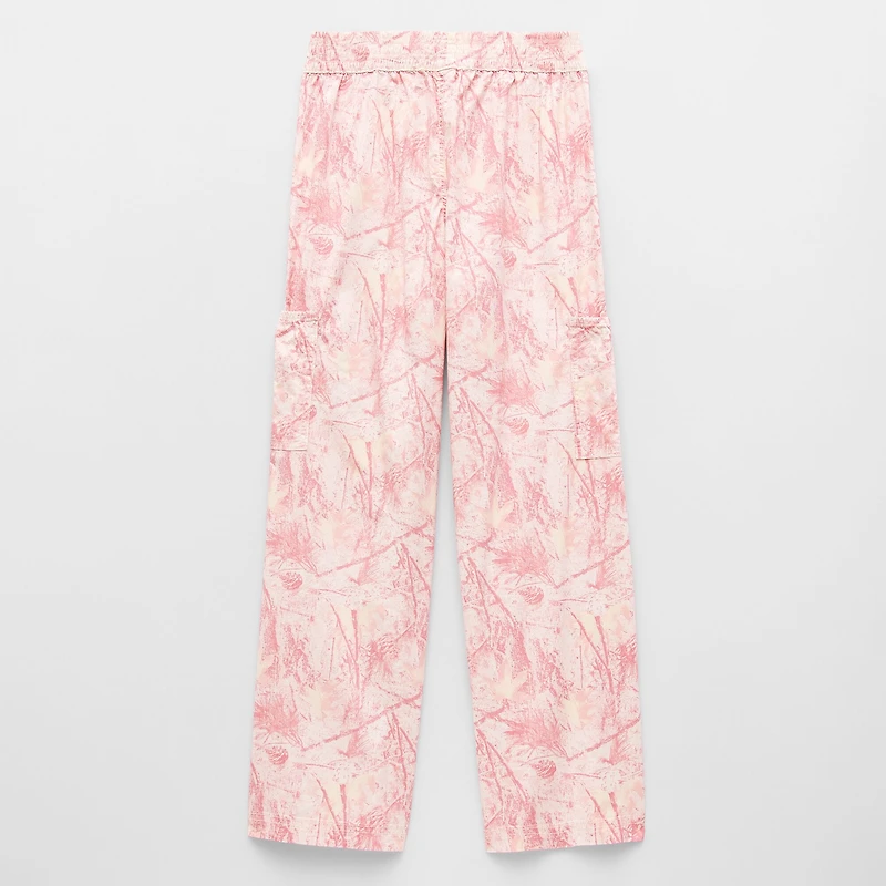 Thereabouts Little & Big Kid Girls Mid Rise Straight Cargo Pant