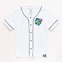 Little & Big Kid Boys V Neck Super Mario Yoshi Short Sleeve Jersey