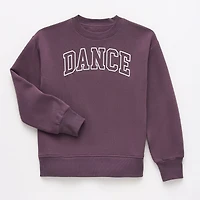 Xersion Little & Big Kid Girls Mock Neck Fleece Long Sleeve Sweatshirt