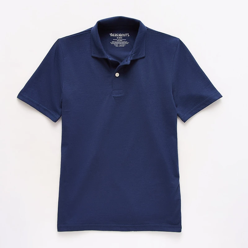 Thereabouts Little & Big Kid Boys Short Sleeve Regular Fit Polo Shirt