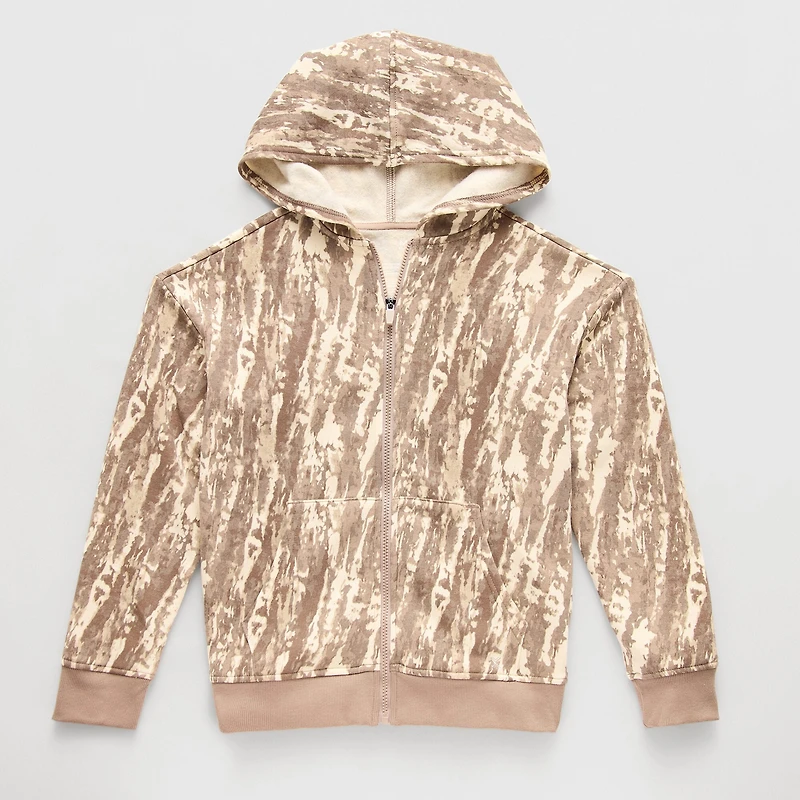 Xersion Little & Big Kid Boys Long Sleeve Fleece Zipper Active Hoodie