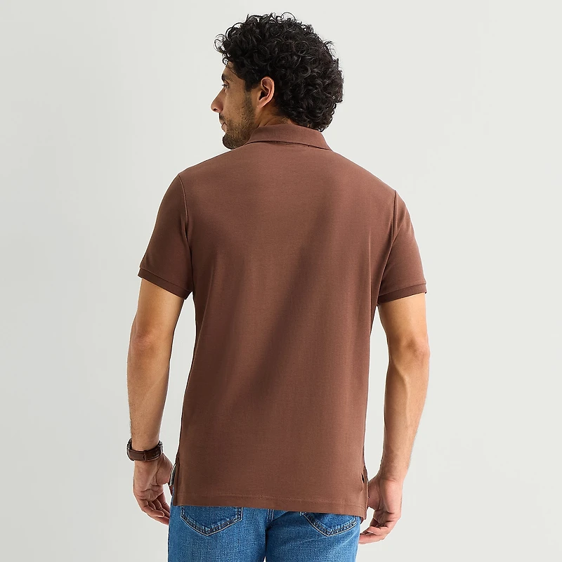 U.S. Polo Assn. Interlock Mens Classic Fit Short Sleeve Shirt