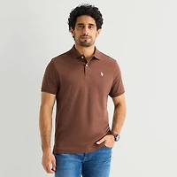 U.S. Polo Assn. Interlock Mens Classic Fit Short Sleeve Shirt
