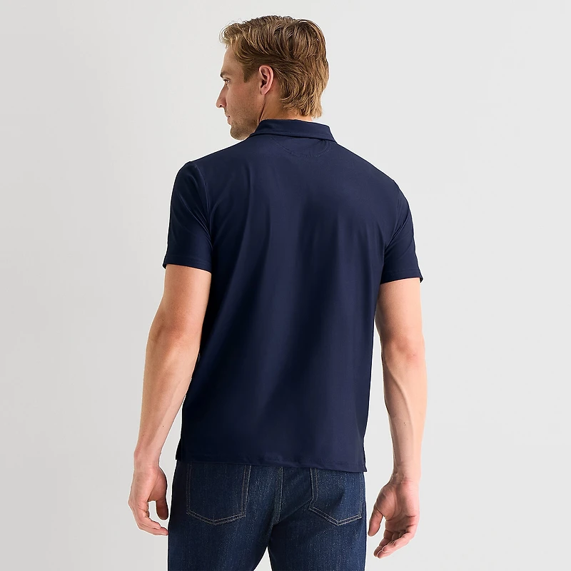 U.S. Polo Assn. Performance Stripe Mens Classic Fit Short Sleeve Shirt