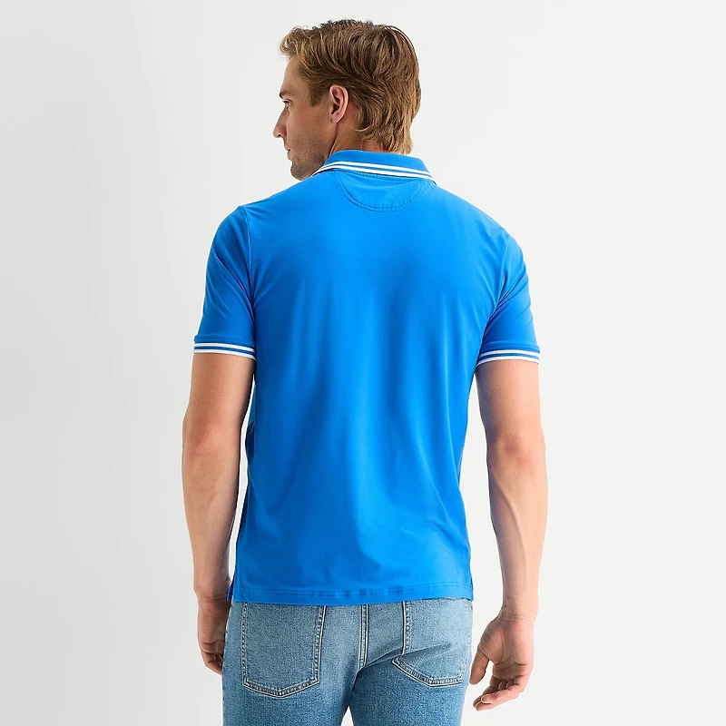 U.S. Polo Assn. Performance Interlock Mens Classic Fit Short Sleeve Shirt