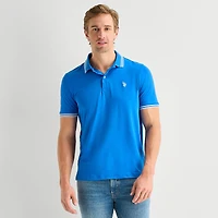 U.S. Polo Assn. Performance Interlock Mens Classic Fit Short Sleeve Shirt