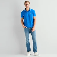 U.S. Polo Assn. Performance Interlock Mens Classic Fit Short Sleeve Shirt