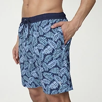 Free Country Mens 7" Camouflage Swim Trunks