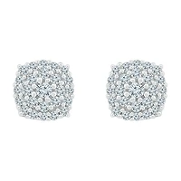 1/4 CT. T.W. Natural White Diamond 10K Gold 5.8mm Stud Earrings