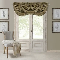 Threadmade Antonia Rod Pocket Waterfall Valance