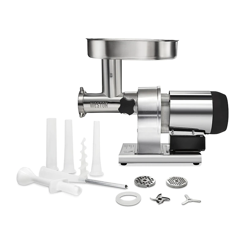 Weston Butcher Series #8 Meat Grinder And Sausage Stuffer