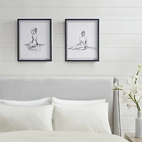 Madison Park Feminine Figures 2-pc. Framed Wall Art Set