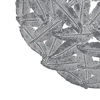 Madison Park Rosalie Textured Feather Metal Disc 3-pc. Wall Art Set