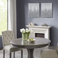 Madison Park Glimmer Heavily Embellished 2pc Set Canvas Art