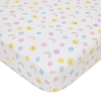 Nojo Sunshine And Rainbow Crib Sheet