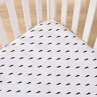 Nojo Lightning Bolt Mini Crib Sheet