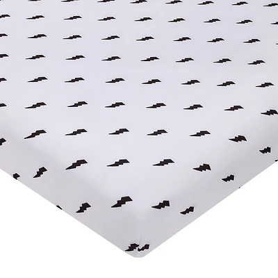 Nojo Lightning Bolt Mini Crib Sheet