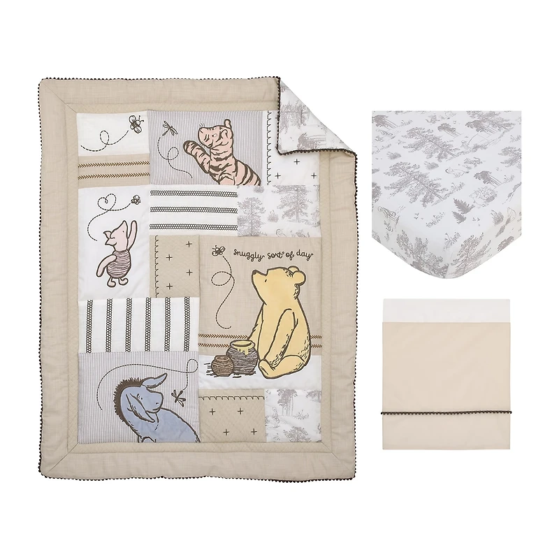 Disney Collection 3-pc. Winnie The Pooh Crib Bedding Set