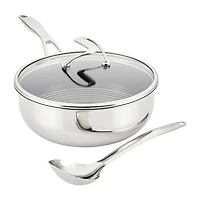 Circulon Steelshield Stainless Steel 3.5-qt. Chef Pan with Lid