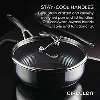 Circulon Steelshield Stainless Steel 3.5-qt. Chef Pan with Lid